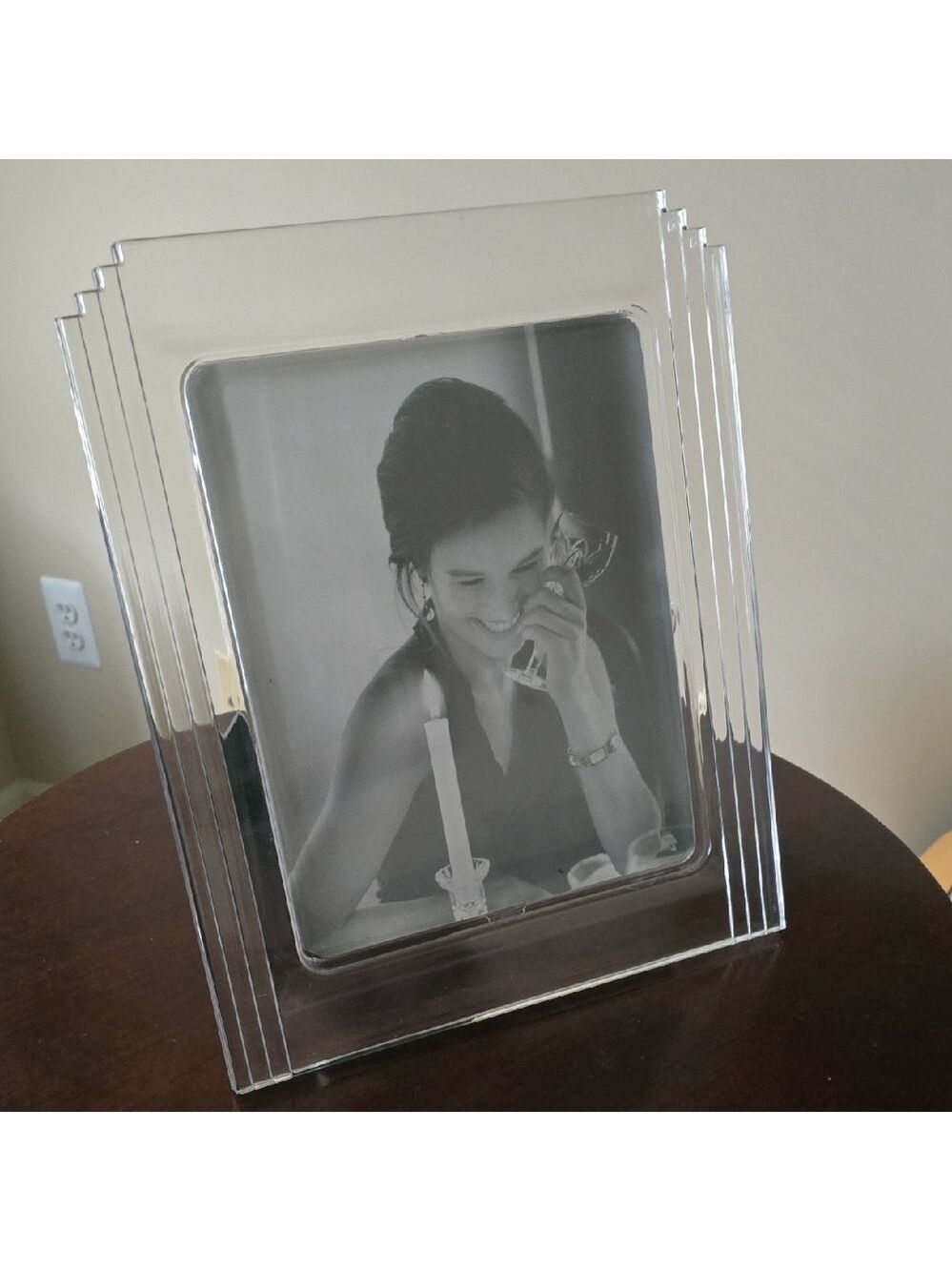 Waterford Crystal Metropolitan Picture Photo Frame Holds 8" X 10" Photo